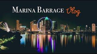 Singapore Night City View | Marina Barrage 