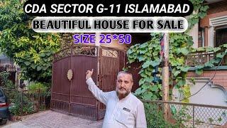 BEAUTIFUL HOUSE FOR SALE IN G-11 ISLAMABAD || SIZE 25*50 || AVAILABLE IN BEST PRICE