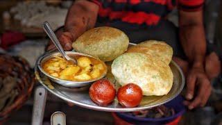 Cheapest Early Morning Breakfast in Kolkata | Indian Street Food | Kolkata Street Food