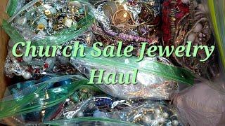 Church Sale Jewelry Haul #unboxing