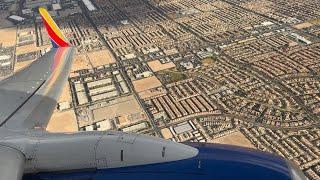 Southwest Boeing 737-700 Gusty Takeoff Las Vegas Harry Reid Intl. (KLAS)
