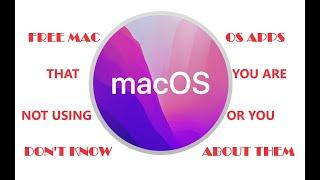 Free Apps for MacOs that you are not using