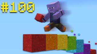 100 IMPOSSIBLE Minecraft Bedrock Skills