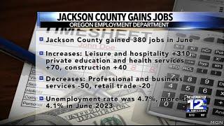 Jackson County gains jobs