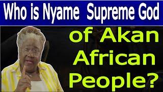 Who is Nyame  Supreme God of Akan African People? #nyame #nyankapon #odomankoma #akan