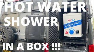 Camper Outside Shower in a box!!! Joolca Hot Water Shower. EP17 VW Camper van.