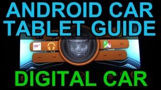 Android Car Tablet Guide - Digital Car App - Review and Demo - Car Dock Infotainment