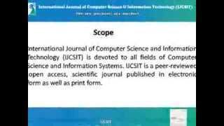 International Journal of Computer Science and Information Technology (IJCSIT)