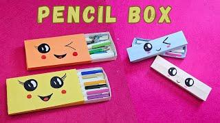 How to make Paper pencil box  _DIY pen pencil/box/ Paper Craft