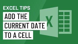 Excel Quick Tip: Add the Current Date to a Cell