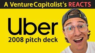 Venture Capitalist REACTS to Uber's first pitch deck!