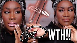 TESTING NEW NYX SHINE LOUD HIGH SHINE LIP COLOR/COLOUR | SWATCHES ON DARK SKIN