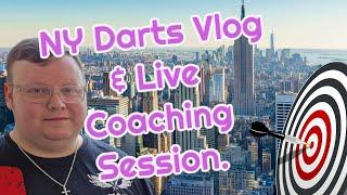 New York Vlog - Live coaching clips from a session, U.S.A darts masters. #dartscoaching #pdc