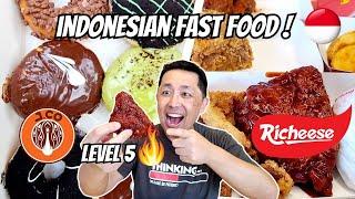 BEST FAST FOODS in Indonesia!  Trying Richeese Factory & J.CO Donuts For the First Time!