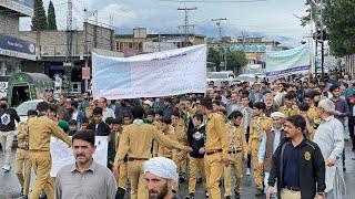 Ismaili Council Gilgit took out Hurmat-e-Quran Rally in Gilgit