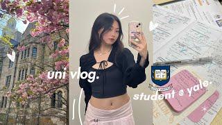 uni diaries @ yale ‧₊˚⊹ productive study vlog, kpop dance show, yummy food