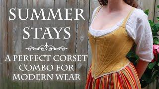 Sewing tab-less stays: Making the perfect 18th century / Victorian corset combo for summer ()