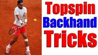 Tennis Two Handed Backhand Topspin Lesson - Hit Heavy Topspin