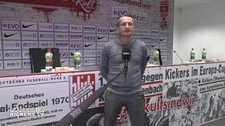 OFC-GESCHÄFTSFÜHRER THOMAS SOBOTZIK VOR DEM MATCH BEI ASTORIA WALLDORF