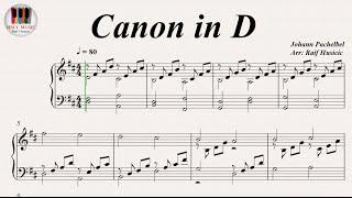 Canon in D - Johann Pachelbel, Piano