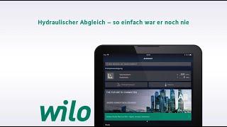 Der hydraulische Abgleich mit der Wilo Assistent App