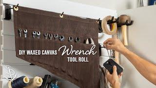 How to Make a Waxed Canvas Tool Roll for Wrenches