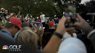 Caitlin Clark saves par with nice pitch, long putt at The Annika pro-am | Golf Channel