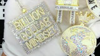 New Custom Hip Hop Pendants | Simulated Diamond Iced Out Jewelry | HipHopBling