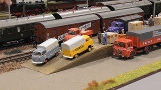 Modellbahn H0 des Modelleisenbahnverein Remchingen auf der Intermodellbau 2019 in Dortmund