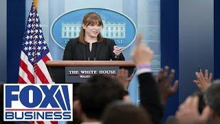 White House director of communication Kate Bedingfield holds a briefing