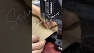 가죽지갑 스냅달기 sew on snaps #가죽공예  #어썸메이킷