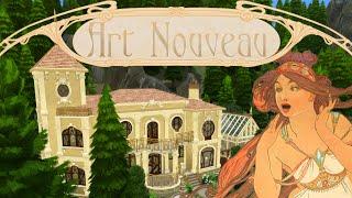 Building an Art Nouveau Mansion in The Sims 4