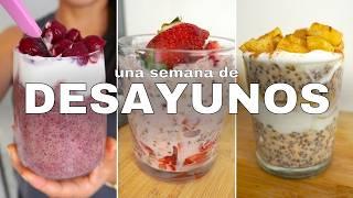 A Week of Healthy Breakfasts