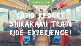 Rapid Resort Shirakami Train Ride Experience! [ Train In Japan ]