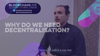 Blockchain Live interview with Vangelis Andrikopolus from Outlier Ventures #blockchain '#energy