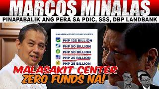 HALA! PAKTAY NA MALASAKIT CENTER ZERO FUND NA MARCOS PERA NA KINUHA NILA PARA  PINAPABALIK NA NG IMF