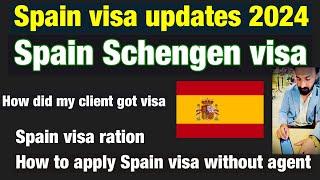 Spain visit visa update 2024/ Spain Schengen visa / Spain paper process