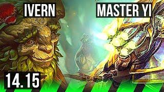 IVERN vs MASTER YI (JGL) | 8/0/12, Rank 5 Ivern, Legendary | JP Master | 14.15