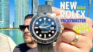 New YELLOW Gold Rolex Yachtmaster 42!! - Ultimate Oyster Flex Model??