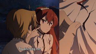 Rudeus Pinched Eris Nipple | Mushoku Tensei | Shot on iphone meme but it's anime #14