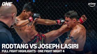 ONE Fight Night 4 | Rodtang vs Joseph Lasiri Full Fight Highlights | Prime Video