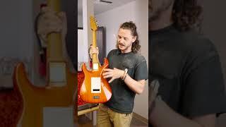 Ian’s New Tyler  Studio Elite with quilted maple top and roasted maple neck in Orange-Yellow Fade