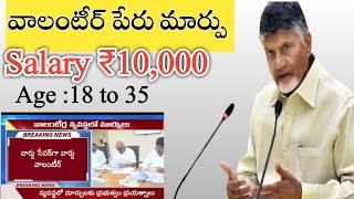 గ్రామ/వార్డ్ వాలంటీర్ నోటిఫికేషన్ || Grama Ward Volunteer Notification 2024 |Jobs in ap | Job Search