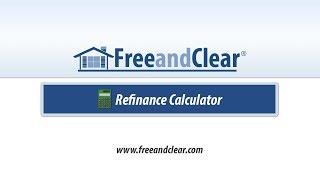 Mortgage Refinance Calculator Video