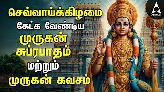 Tuesday Powerful Murugan Suprabatham And Muruga Kavasam | Murugan Bakthi Padalgal