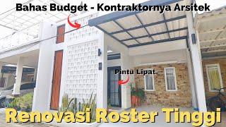 Renovasi Rumah 6,5x10 dgn Roster Tinggi Gagah ️Berapa Budgetnya? With @Wabiyuu_home