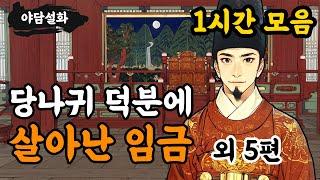 [야담설화 모음 23] 당나귀 덕분에 살아난 임금 외 5편(1시간) - 옛날이야기,야담, 설화, 야사, 고금소총, 몰아보기