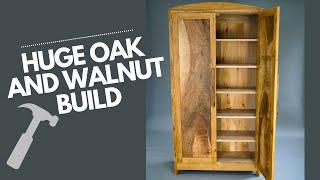 Making A huge Oak and English Walnut cabinet!