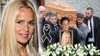 ¡HACE 2 HORAS! En el funeral de la actriz Grecia Colmenares, Víctor Cámara dio su último adiós