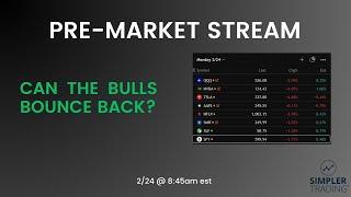 (LIVE) Pre-Market Prep with Taylor Horton | 2/24/2025